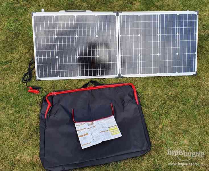 Solární panely vč. regulátoru - kufr o výkonu 100W - foto 1