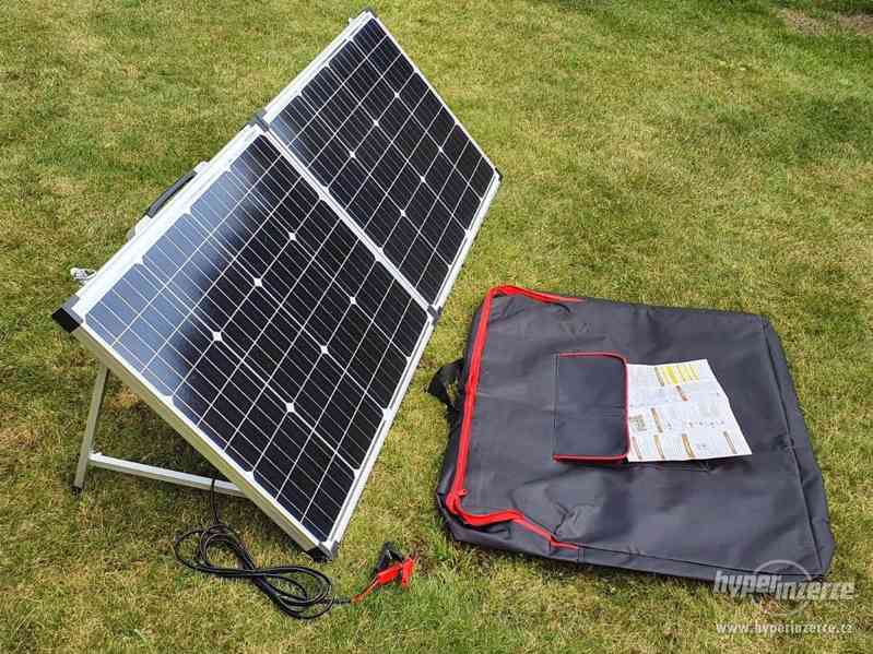 Solární panely vč. regulátoru - kufr o výkonu 100W - foto 2