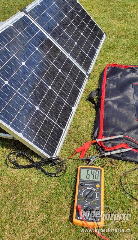 Solární panely vč. regulátoru - kufr o výkonu 100W - foto 3