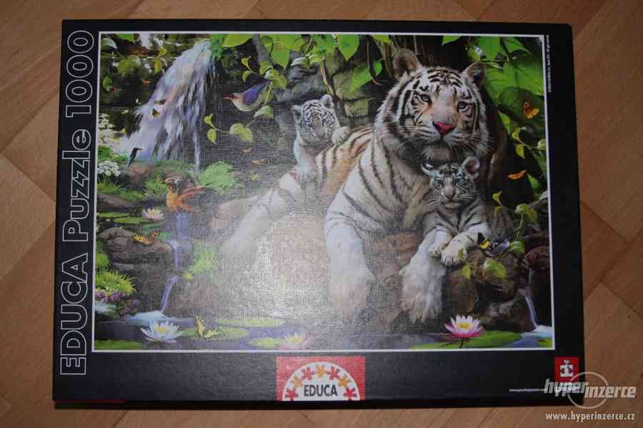Prodám puzzle Tygříci 1000ks - foto 1