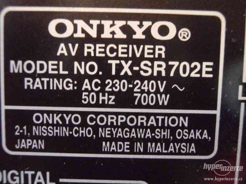 AV receiver Onkyo TX-SR 702 E, nový, orig.zabalený - foto 18