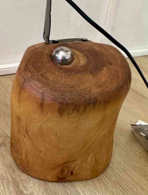 UPCYCLING elekt lampa AUTORSKÝ ORIGINÁL hliník 2kuličky TOP! - foto 10
