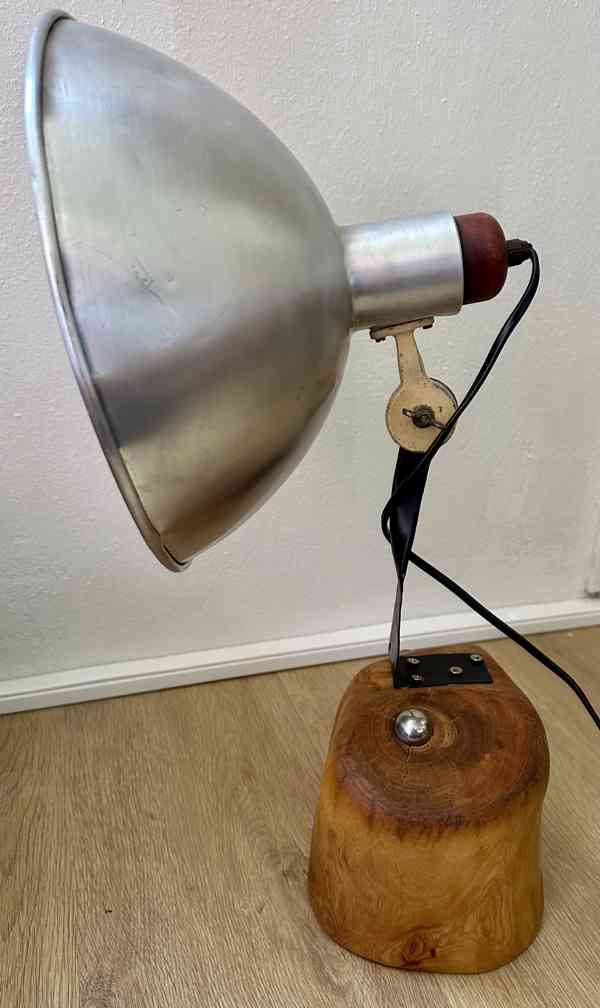 UPCYCLING elekt lampa AUTORSKÝ ORIGINÁL hliník 2kuličky TOP! - foto 9