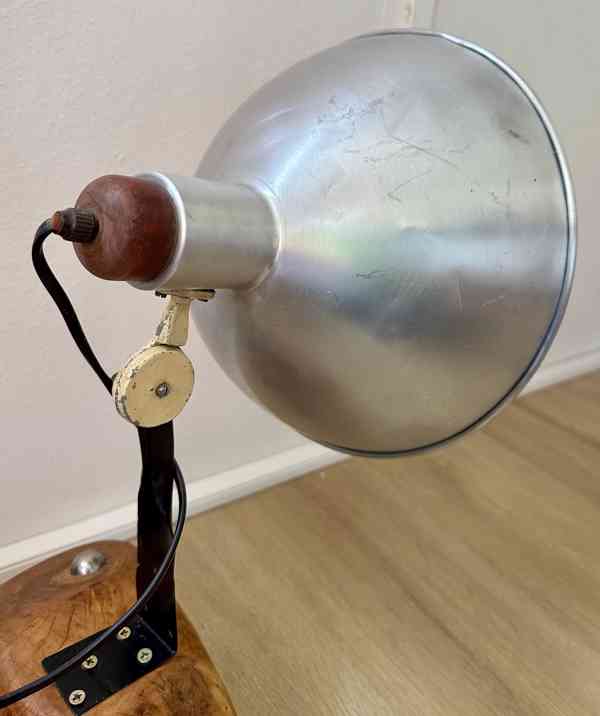UPCYCLING elekt lampa AUTORSKÝ ORIGINÁL hliník 2kuličky TOP! - foto 5