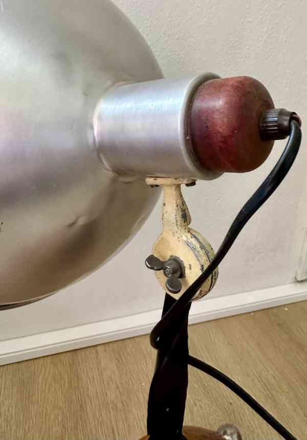 UPCYCLING elekt lampa AUTORSKÝ ORIGINÁL hliník 2kuličky TOP! - foto 8