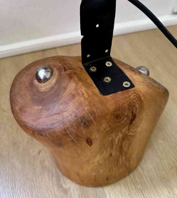 UPCYCLING elekt lampa AUTORSKÝ ORIGINÁL hliník 2kuličky TOP! - foto 7