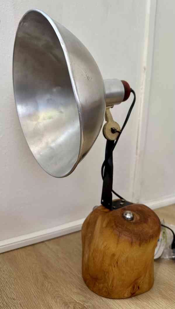 UPCYCLING elekt lampa AUTORSKÝ ORIGINÁL hliník 2kuličky TOP! - foto 14