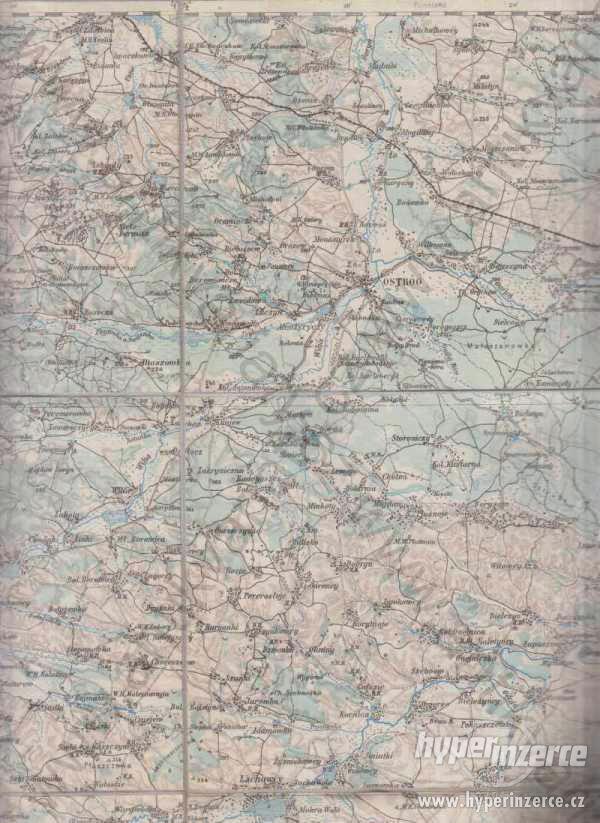 Ostrog 44°50° mapa 1:200.000 - foto 1