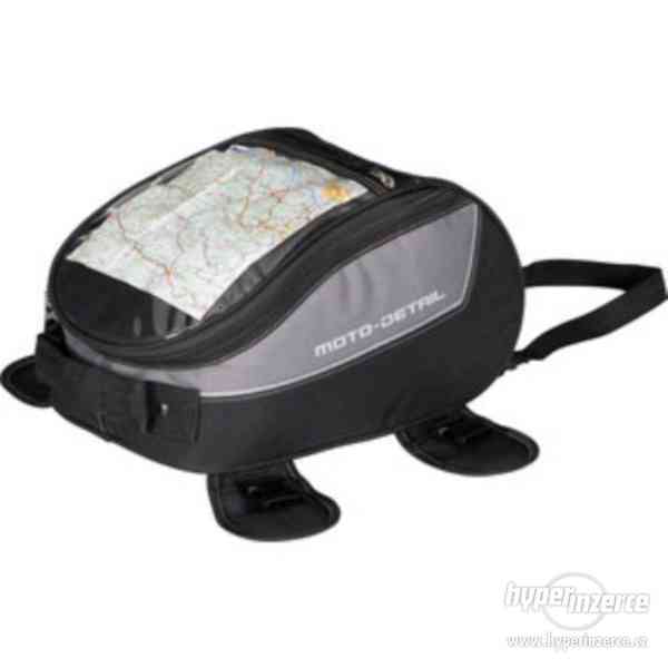 Tankvak Moto-detail City II 8 litrů magnety + řemeny GPS pou - foto 1