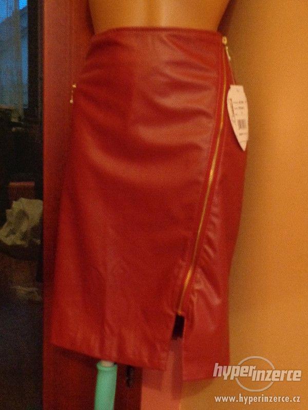 luxusní koženková sukně koupená v USA, - foto 2