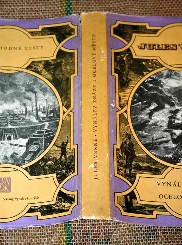 Jules Verne - VYNÁLEZ ZKÁZY A OCELOVÉ MĚSTO - levně!!! - foto 4