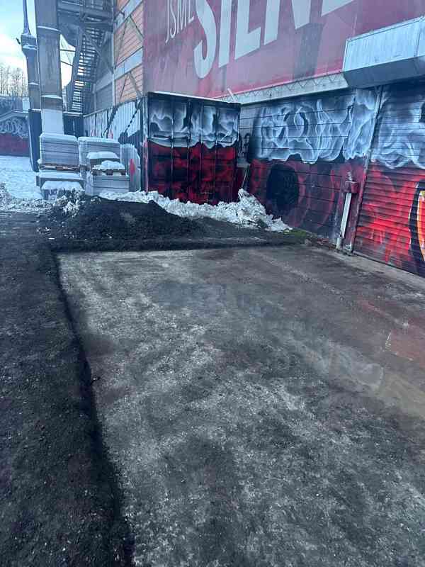 Zemní a výkopové práce bagr terénní úpravy přípojky drenáže - foto 4