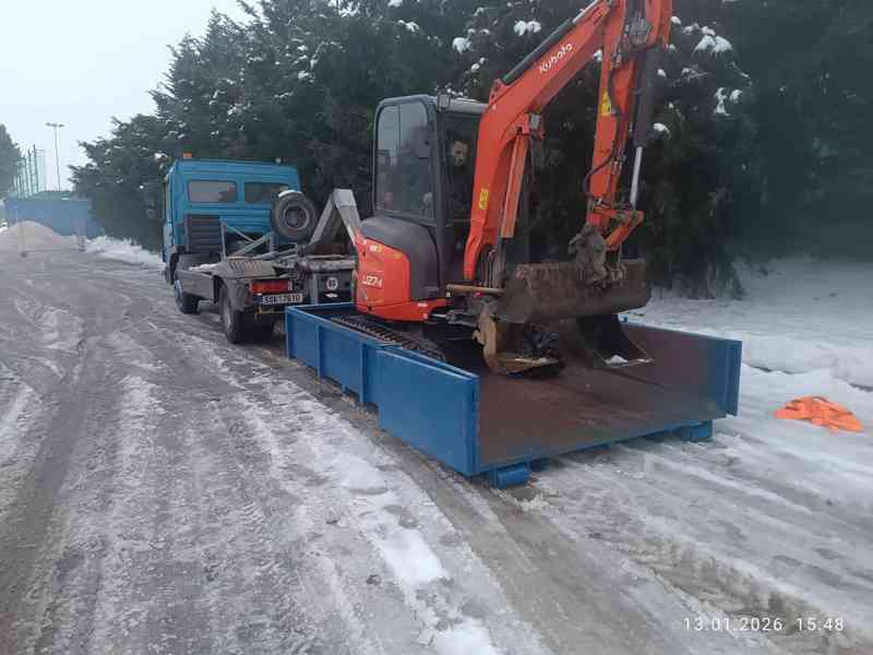 Zemní a výkopové práce bagr terénní úpravy přípojky drenáže - foto 5