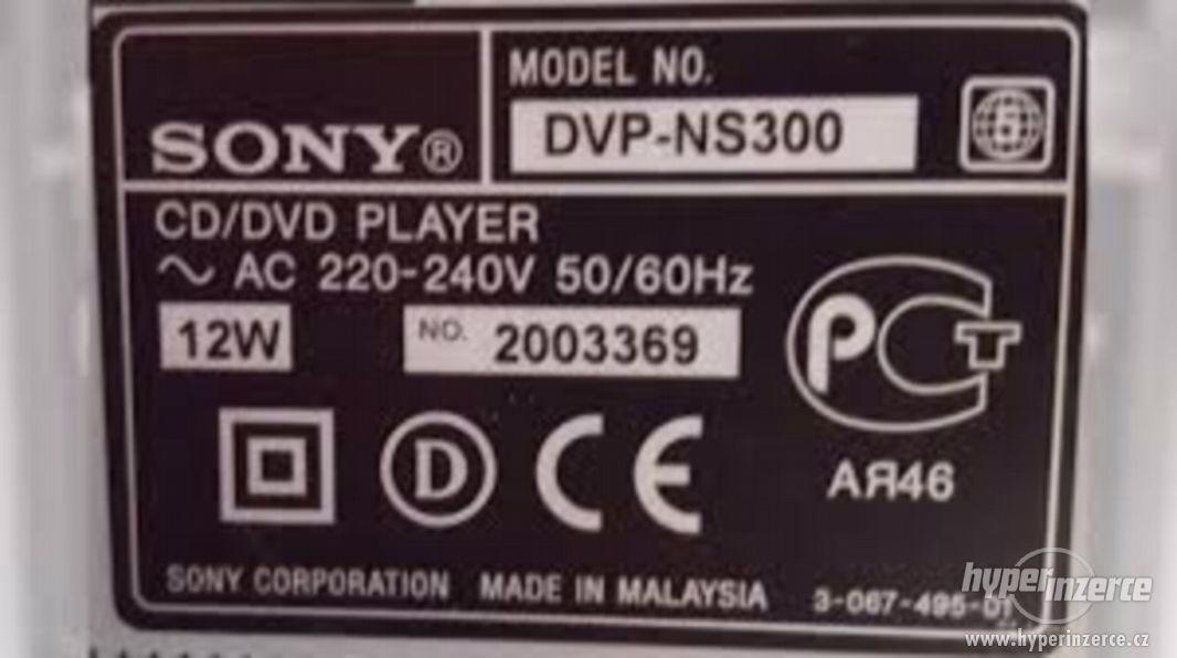 Prodám CD&DVD Player Sony DVP-NS300 - foto 2