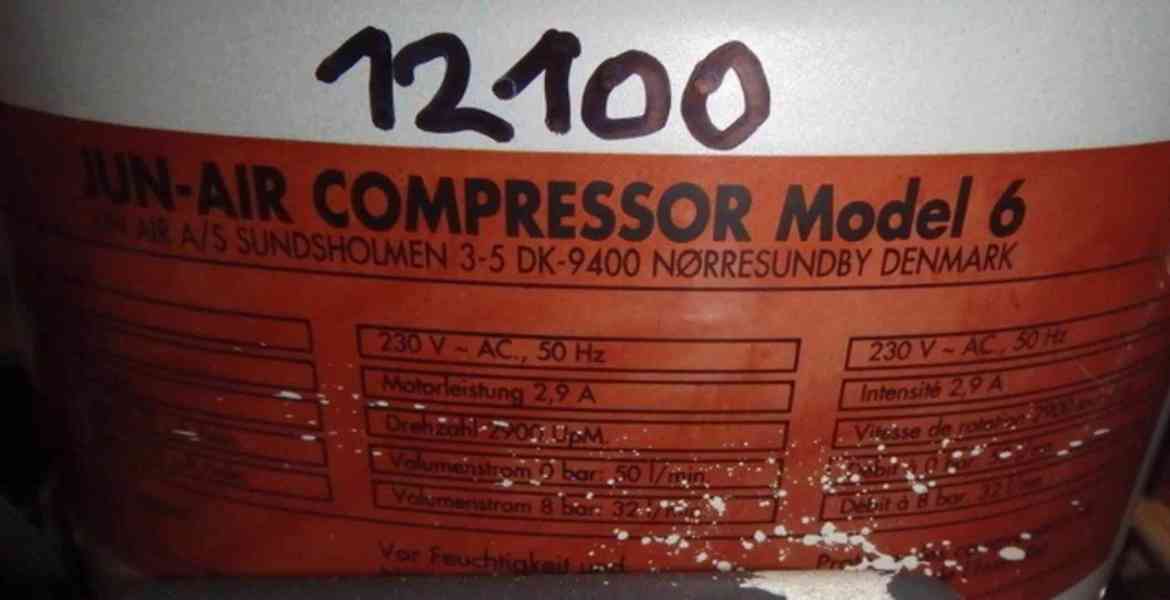 Kompresor JUN-AIR MODEL 6 (8192.) - foto 5