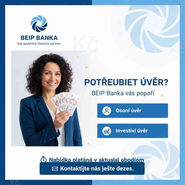 Osobní a podnikatelské úvěry – profesionální přístup BEIP  - foto 2
