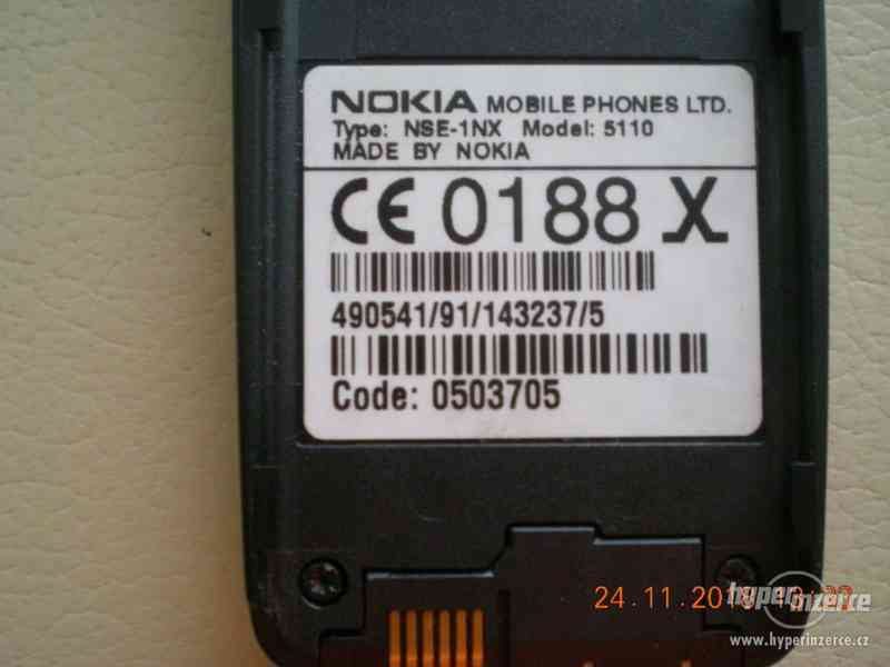Nokia 5110 z r.1998 - plně funkční telefony - foto 12