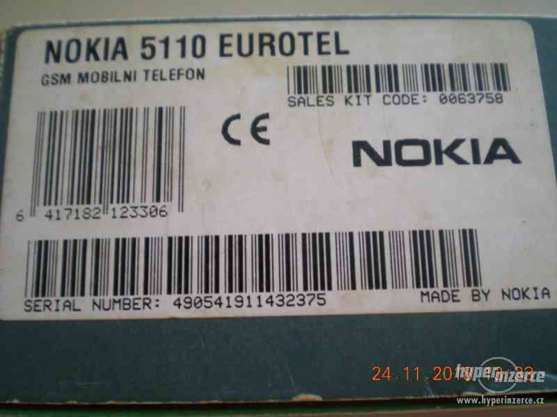Nokia 5110 z r.1998 - plně funkční telefony - foto 13