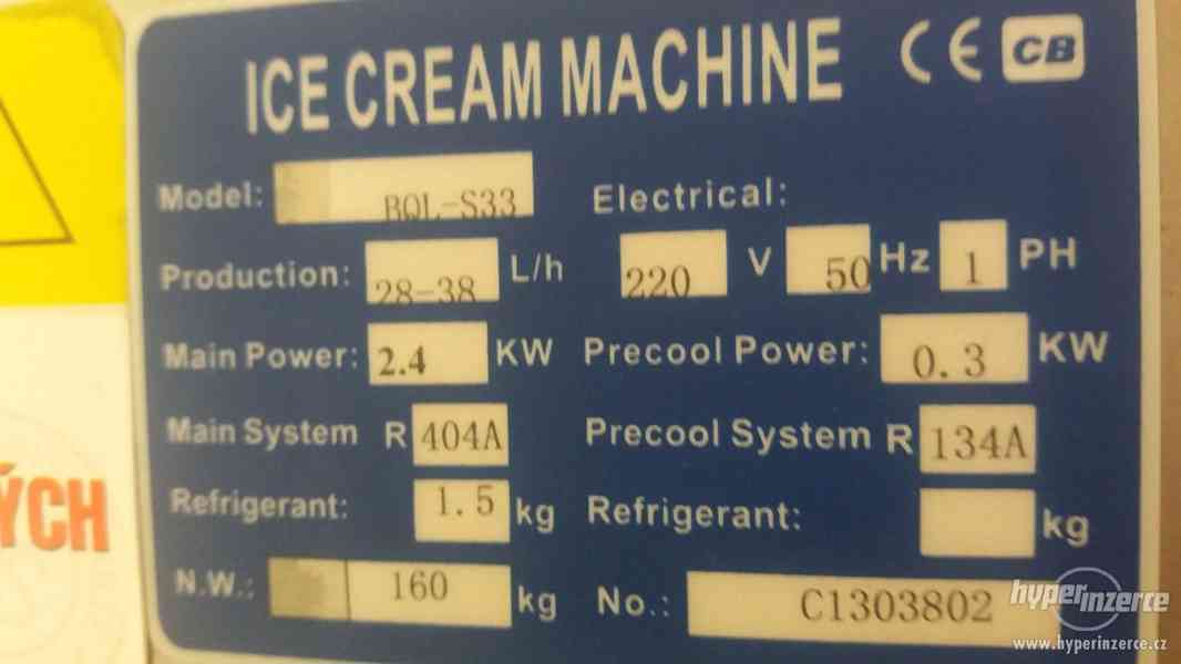 Zmrzlinový stroj BQL S-33 - foto 2