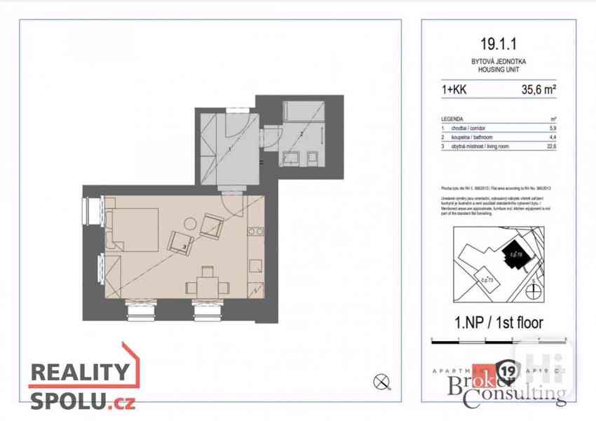 Prodej, Byty 1+kk, 35 m2 - - foto 14