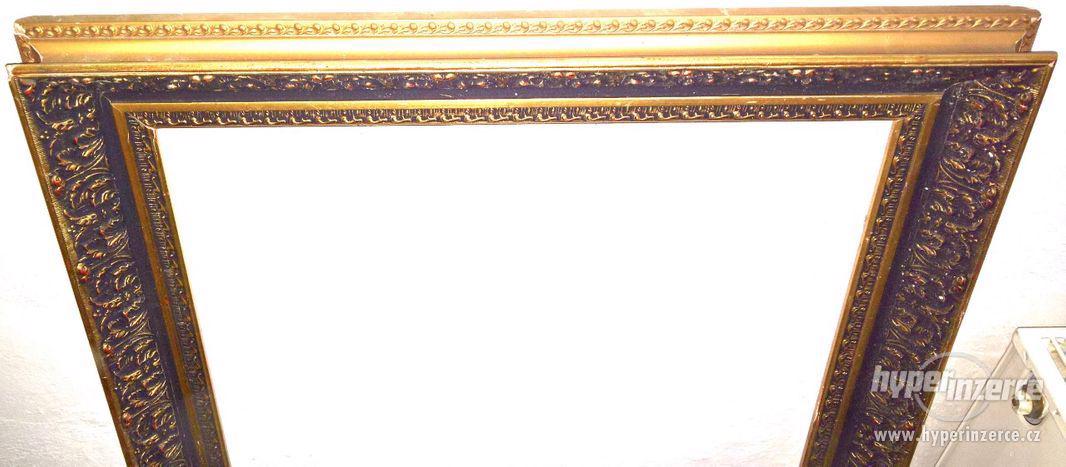 Rám na obraz, zrcadlo, foto, zlacený - foto 3