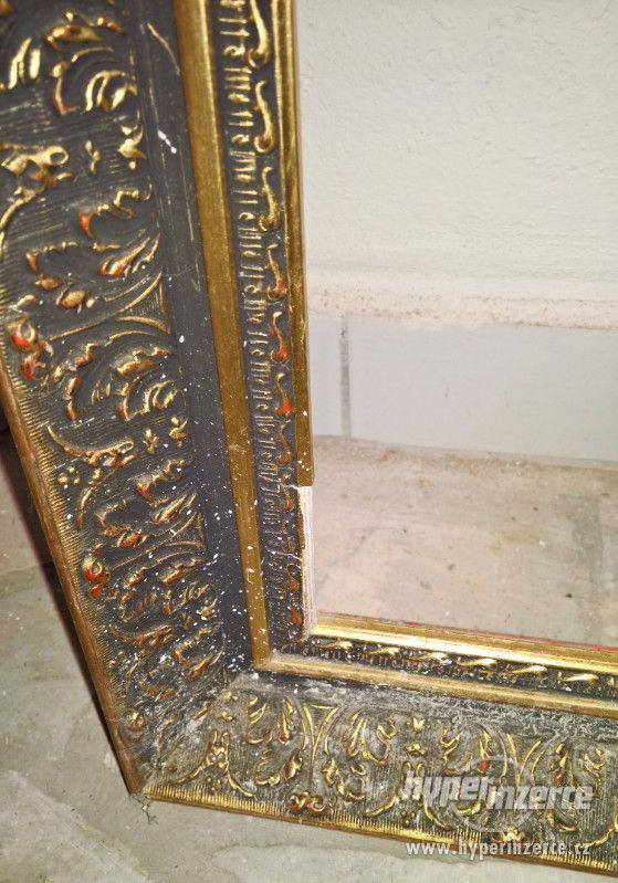 Rám na obraz, zrcadlo, foto, zlacený - foto 4