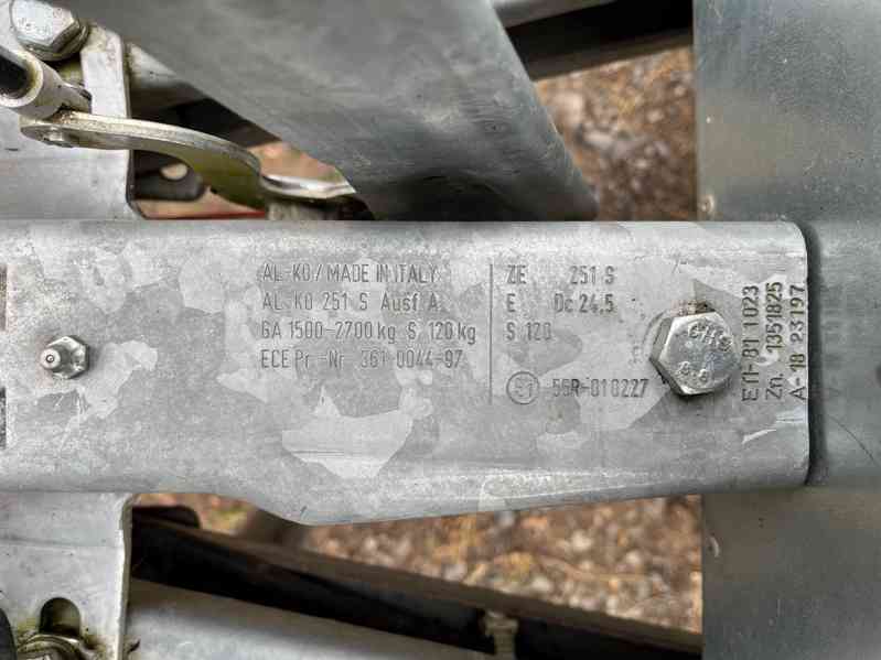 Valníkový přívěs 2 000 kg, 1,7x3,2m, nadstavba, alu nájezdy - foto 7