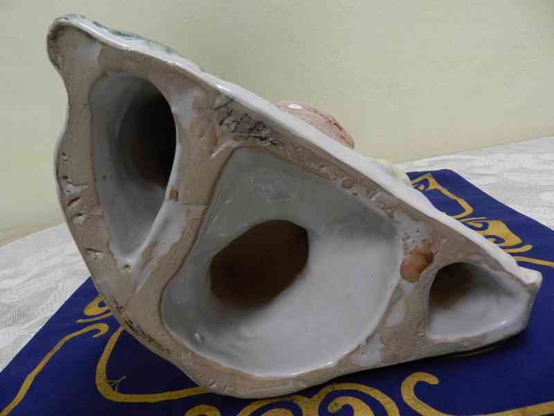 Krásné staré keramické Sousoší  Betlém Ježíšek  - foto 8