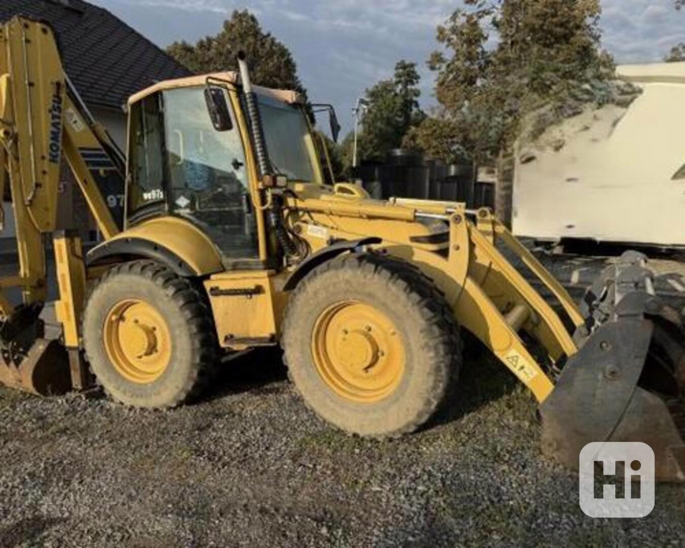 Traktorbagr Komatsu WB97S, - foto 1
