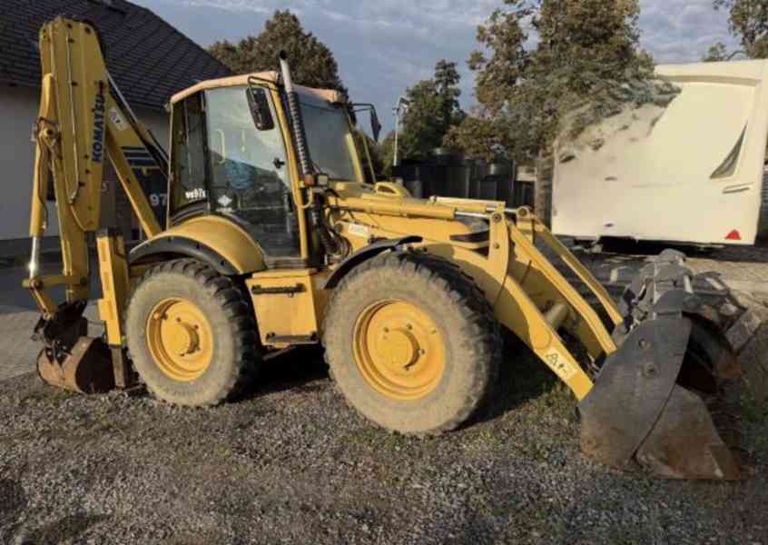 Traktorbagr Komatsu WB97S, - foto 2