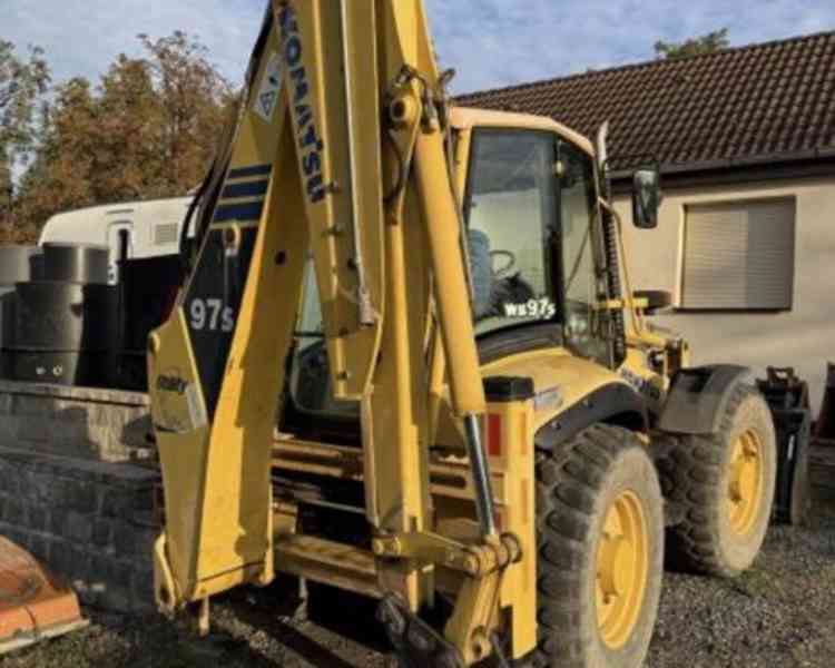 Traktorbagr Komatsu WB97S, - foto 3