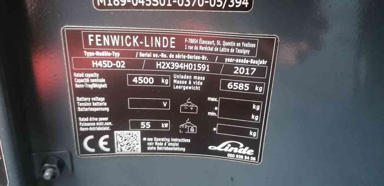 LINDE H45D-02 boční posuv, do středního terénu - foto 9