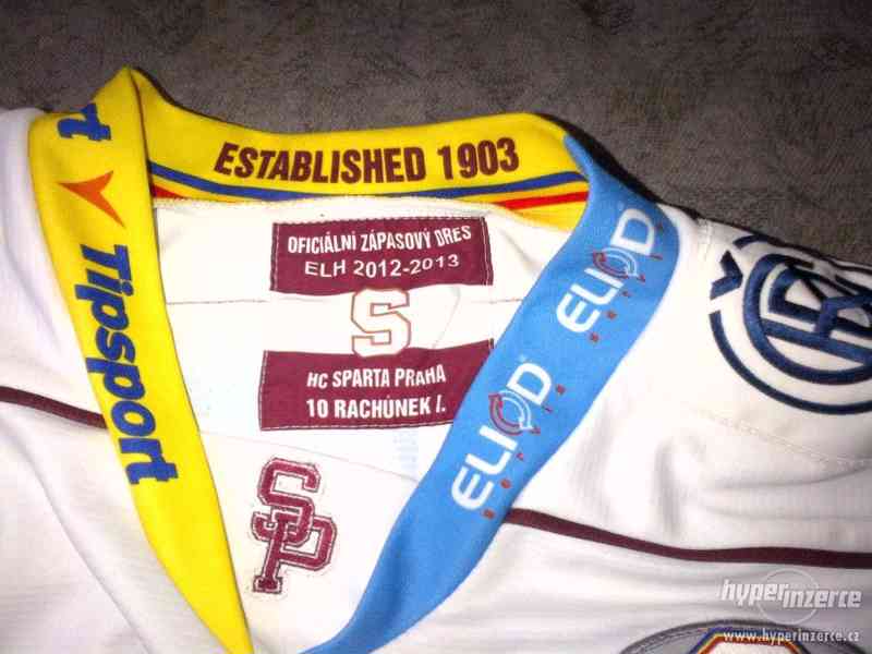 Prodám hraný originální dres I.Rachůnka (HC Sparta Praha) - foto 4