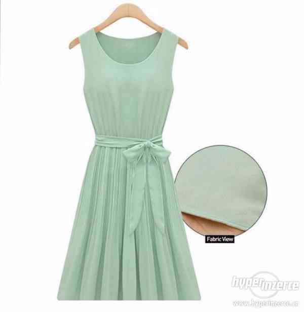 Nové zelenkasté šaty - foto 3