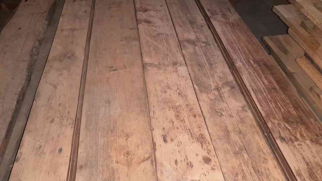 Prodám stará podlahová prkna. - foto 3
