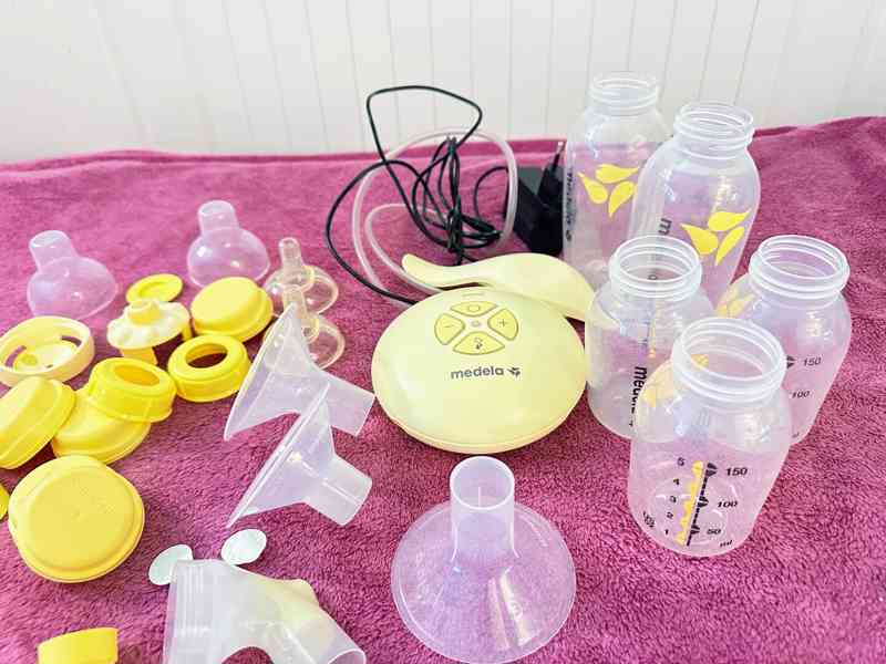 Velká sada elektrická odsávačka Medela swing - foto 4