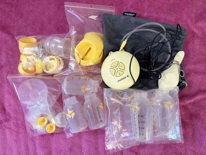 Velká sada elektrická odsávačka Medela swing - foto 6