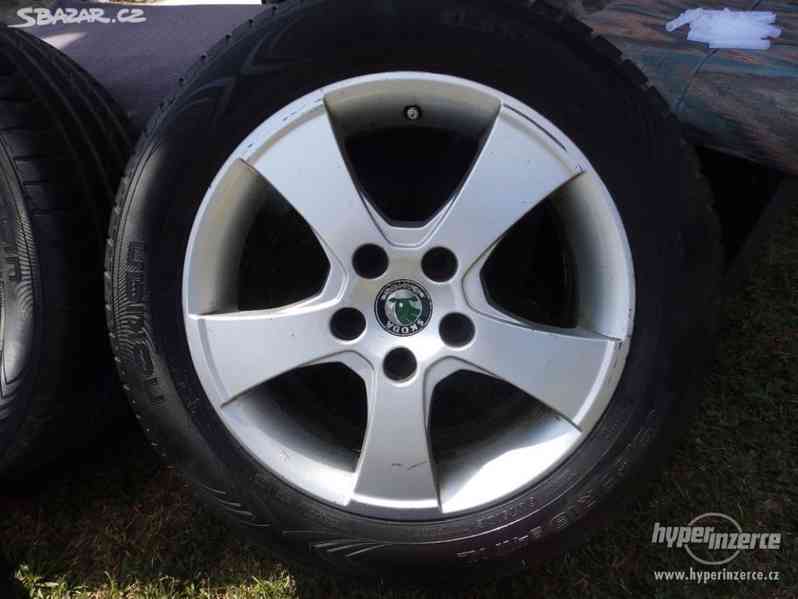 Alu kola Škoda Octavia II se zimními pneu
