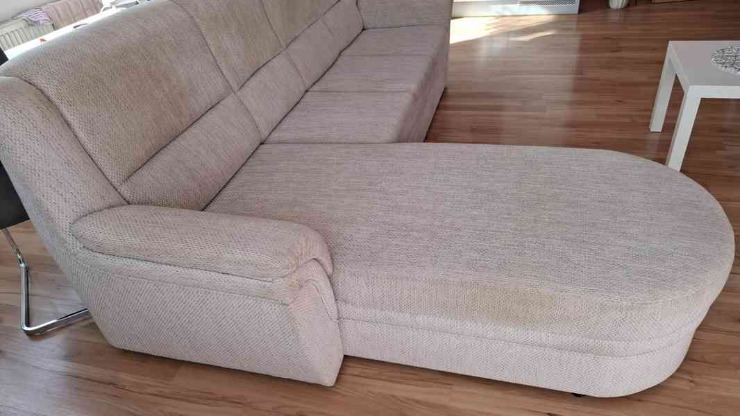 Sedací souprava s úložným prostorem a lůžkem - foto 2