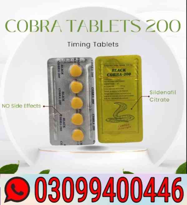 Black Cobra 200 Mg Tablet in Pakistan * 0309*9400446 - foto 1