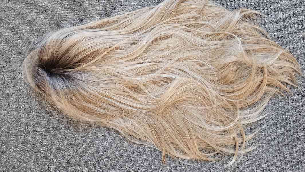 Paruka přirozená blond nová - foto 3