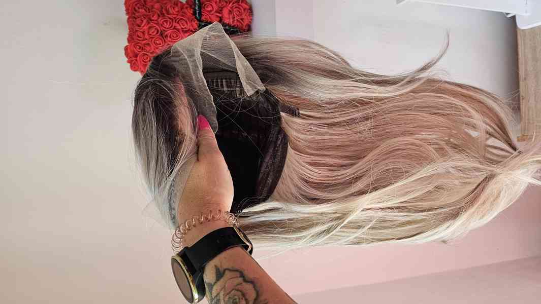 Paruka přirozená blond nová - foto 8