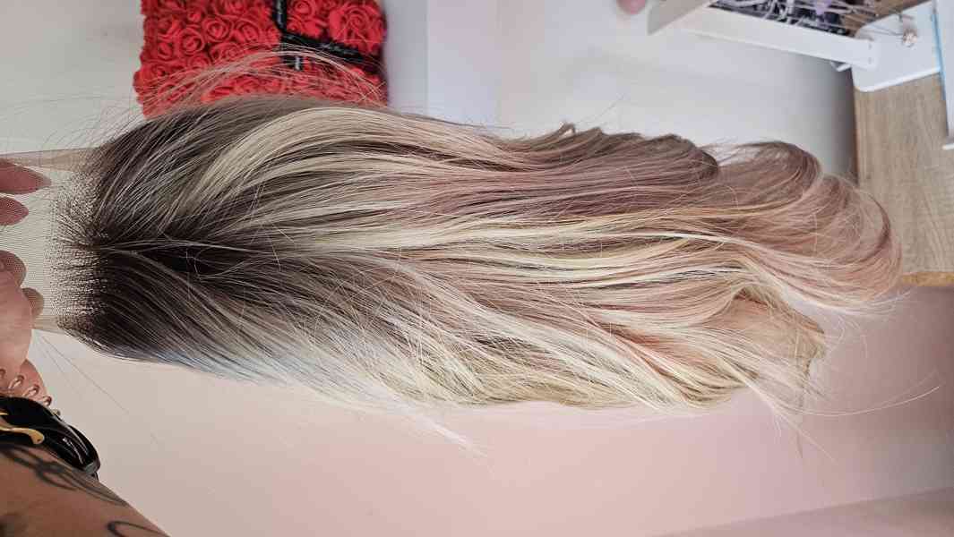 Paruka přirozená blond nová - foto 7