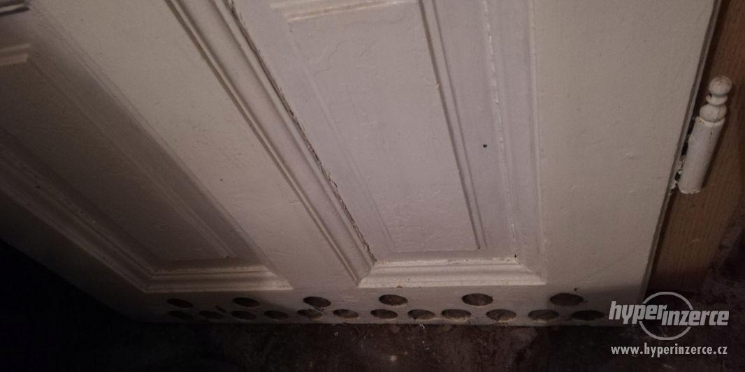 secesní dveře 800 mm kazety dřevo - foto 7