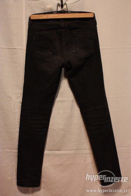 Značkové černé džíny zn. ZARA - foto 3