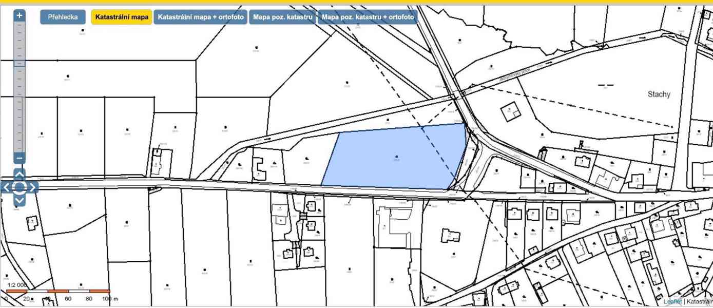 Prodej komerčního pozemku 8100 m2 na Šumavě - foto 2