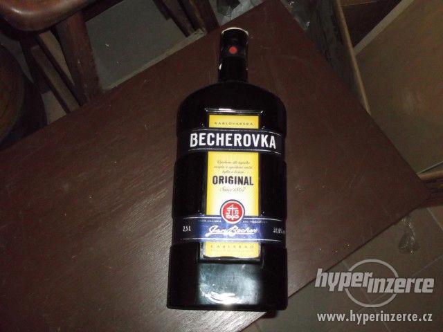 Reklamní lahev BECHEROVKA - foto 1