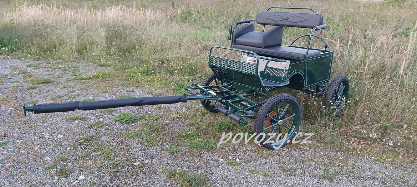 Malá nákladní bryčka, kočár, koňský povoz za Shetlandy - foto 2