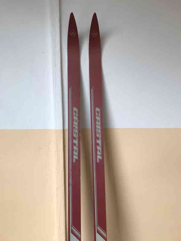Běžky Cristal LT 55 délka 200cm s vázáním Nordic 75mm. - foto 2