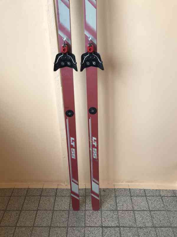 Běžky Cristal LT 55 délka 200cm s vázáním Nordic 75mm. - foto 4